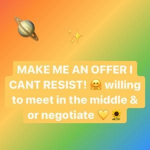 MAKE ME AN OFFER! Everything’s got to go! 💛✨🌻